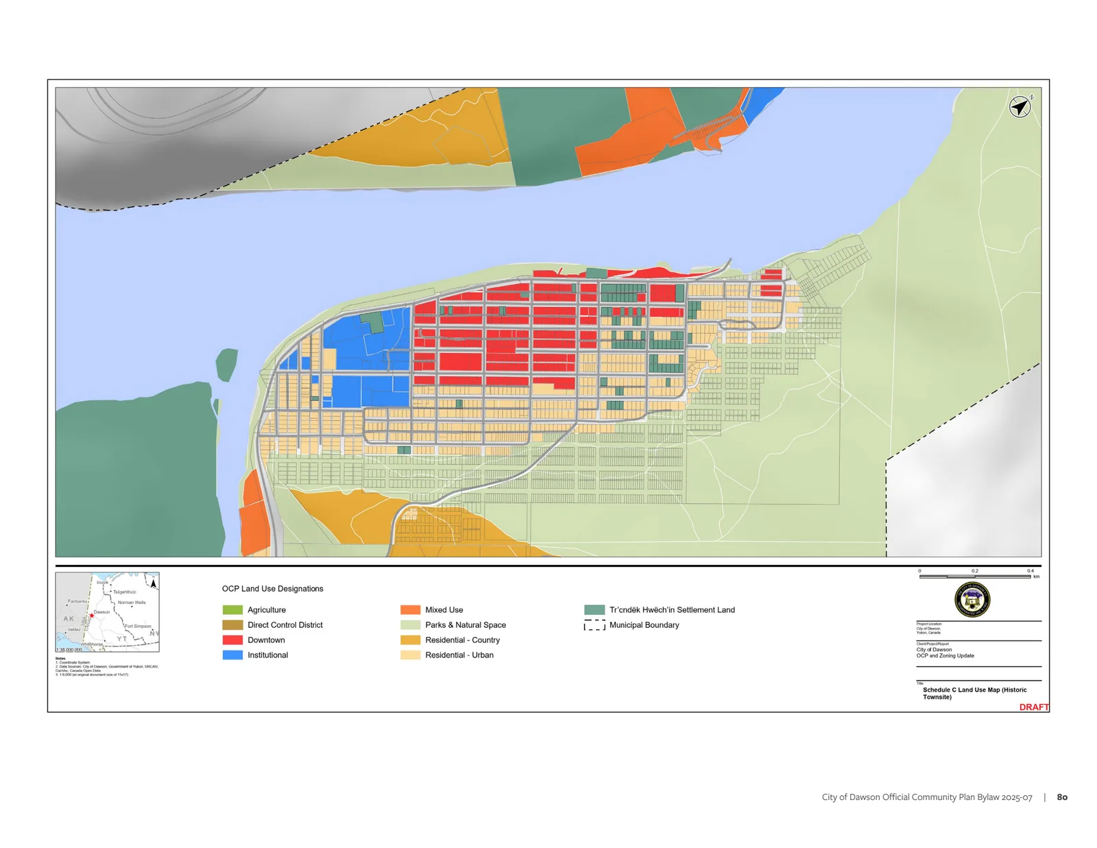 Historic Townsite land-use map, Schedule C