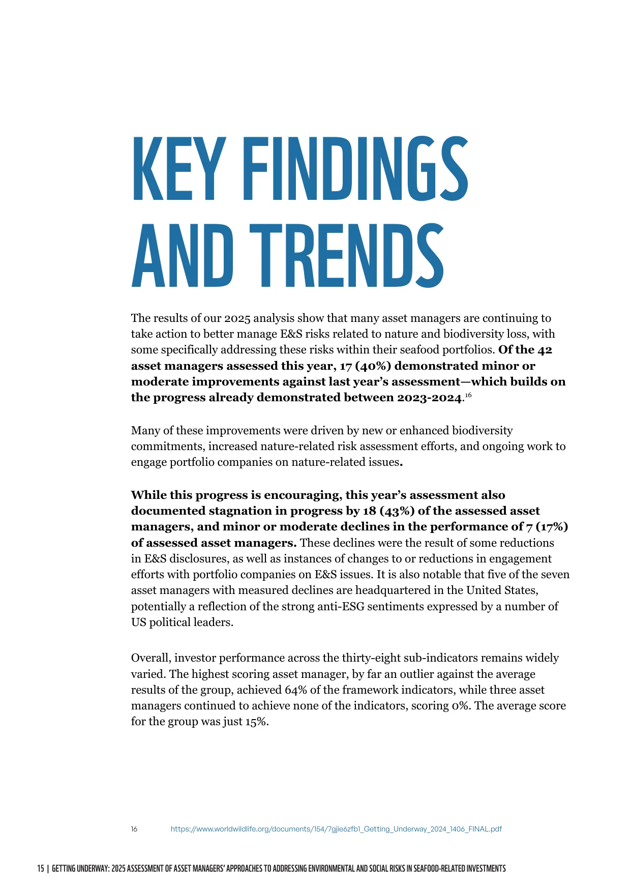 Key findings opener